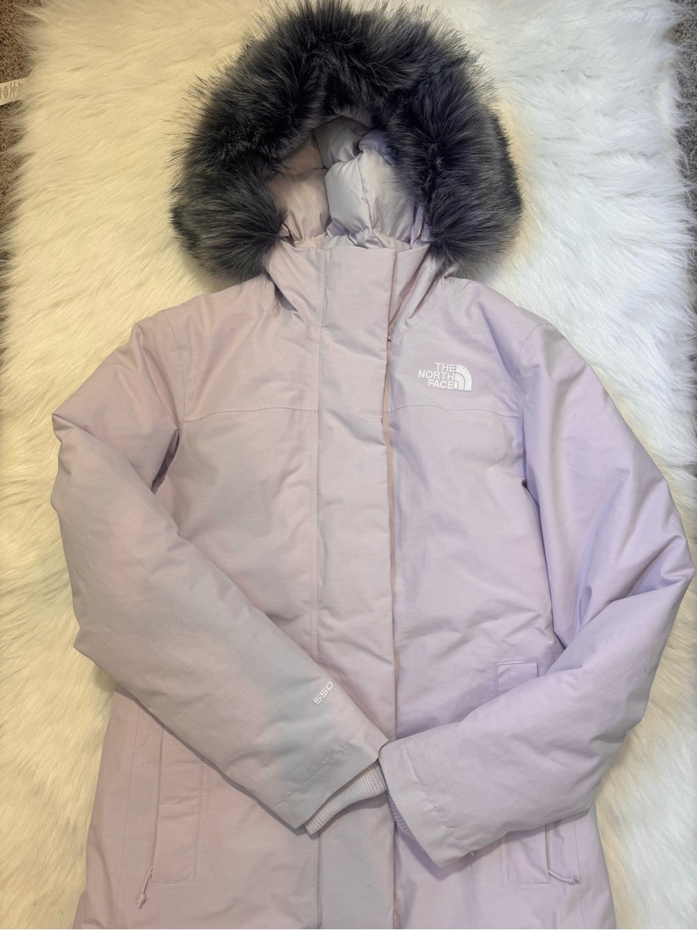 North Face Arctic Parka Lavender Fog 💜 - Picture 3 of 6